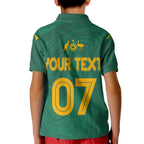 personalised-aussie-matildas-kid-polo-shirt-2023-women-world-cup-marble-patterns-green