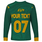 personalised-aussie-matildas-long-sleeve-shirt-2023-women-world-cup-marble-patterns-green