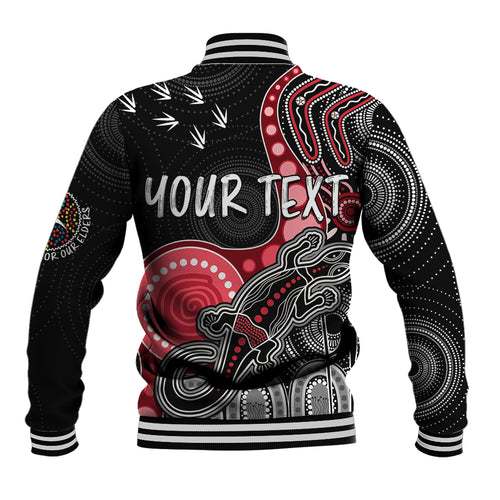 personalised-naidoc-week-2023-afl-bombers-baseball-jacket-aboriginal-dot-art-lizard-mix-boomerang