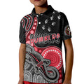 personalised-naidoc-week-2023-afl-bombers-kid-polo-shirt-aboriginal-dot-art-lizard-mix-boomerang