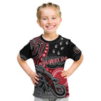 personalised-naidoc-week-2023-afl-bombers-kid-t-shirt-aboriginal-dot-art-lizard-mix-boomerang