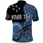 personalised-naidoc-week-2023-afl-cats-polo-shirt-aboriginal-dot-art-lizard-mix-boomerang