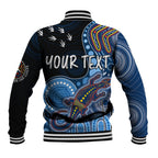 personalised-naidoc-week-2023-afl-crows-baseball-jacket-aboriginal-dot-art-lizard-mix-boomerang