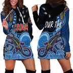 personalised-naidoc-week-2023-afl-crows-hoodie-dress-aboriginal-dot-art-lizard-mix-boomerang