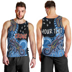 personalised-naidoc-week-2023-afl-crows-men-tank-top-aboriginal-dot-art-lizard-mix-boomerang