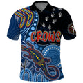 personalised-naidoc-week-2023-afl-crows-polo-shirt-aboriginal-dot-art-lizard-mix-boomerang