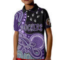 personalised-naidoc-week-2023-afl-dockers-kid-polo-shirt-aboriginal-dot-art-lizard-mix-boomerang