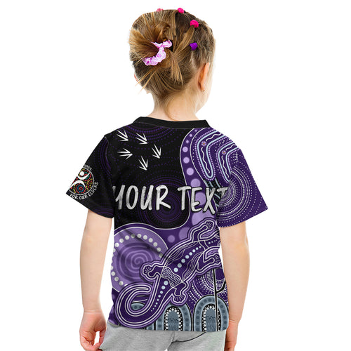 personalised-naidoc-week-2023-afl-dockers-kid-t-shirt-aboriginal-dot-art-lizard-mix-boomerang