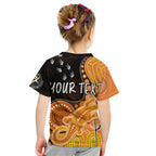 personalised-naidoc-week-2023-afl-giants-kid-t-shirt-aboriginal-dot-art-lizard-mix-boomerang