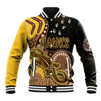 personalised-naidoc-week-2023-afl-hawks-baseball-jacket-aboriginal-dot-art-lizard-mix-boomerang