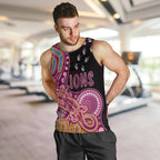 personalised-naidoc-week-2023-afl-lions-men-tank-top-aboriginal-dot-art-lizard-mix-boomerang