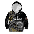 personalised-naidoc-week-2023-afl-magpies-kid-hoodie-aboriginal-dot-art-lizard-mix-boomerang