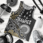 personalised-naidoc-week-2023-afl-magpies-men-tank-top-aboriginal-dot-art-lizard-mix-boomerang