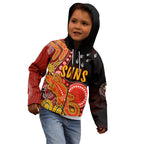 personalised-naidoc-week-2023-afl-suns-kid-hoodie-aboriginal-dot-art-lizard-mix-boomerang