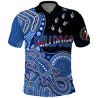 personalised-naidoc-week-2023-afl-bulldogs-polo-shirt-aboriginal-dot-art-lizard-mix-boomerang