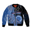 personalised-naidoc-week-2023-afl-bulldogs-sleeve-zip-bomber-jacket-aboriginal-dot-art-lizard-mix-boomerang