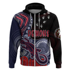 personalised-naidoc-week-2023-afl-demons-hoodie-aboriginal-dot-art-lizard-mix-boomerang