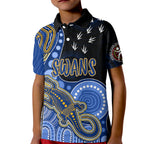 personalised-naidoc-week-2023-afl-eagles-kid-polo-shirt-aboriginal-dot-art-lizard-mix-boomerang