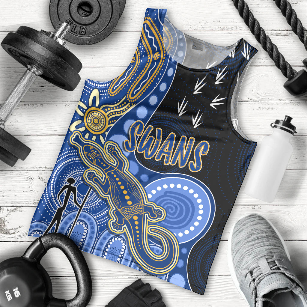 personalised-naidoc-week-2023-afl-eagles-men-tank-top-aboriginal-dot-art-lizard-mix-boomerang