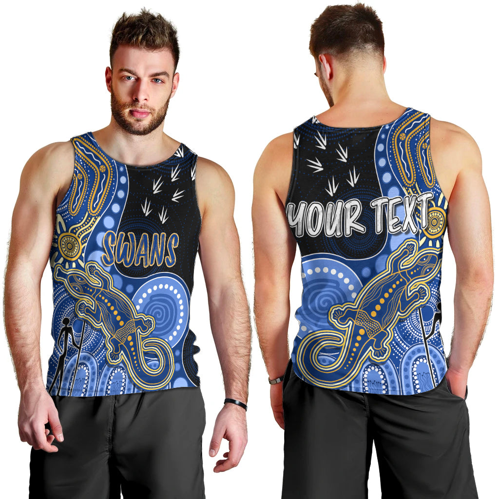 personalised-naidoc-week-2023-afl-eagles-men-tank-top-aboriginal-dot-art-lizard-mix-boomerang