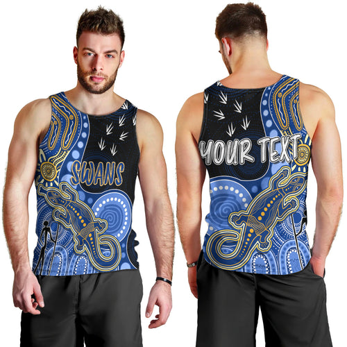 personalised-naidoc-week-2023-afl-eagles-men-tank-top-aboriginal-dot-art-lizard-mix-boomerang
