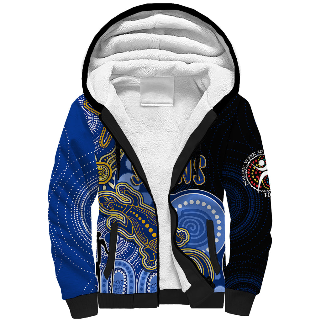 personalised-naidoc-week-2023-afl-eagles-sherpa-hoodie-aboriginal-dot-art-lizard-mix-boomerang