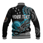 personalised-naidoc-week-2023-afl-powers-baseball-jacket-aboriginal-dot-art-lizard-mix-boomerang
