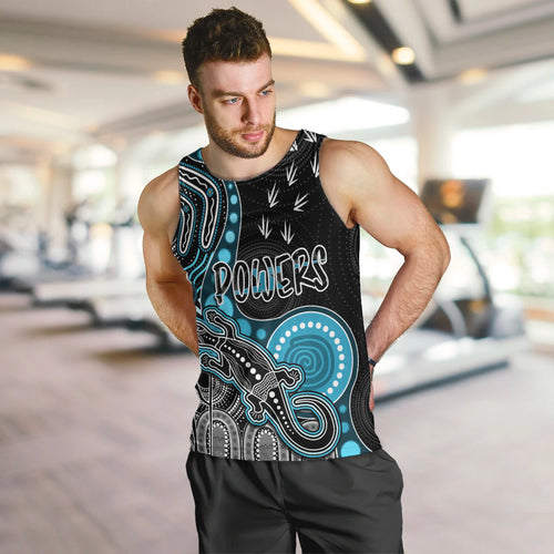 personalised-naidoc-week-2023-afl-powers-men-tank-top-aboriginal-dot-art-lizard-mix-boomerang