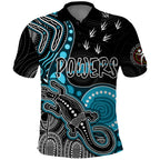 personalised-naidoc-week-2023-afl-powers-polo-shirt-aboriginal-dot-art-lizard-mix-boomerang