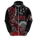personalised-naidoc-week-2023-afl-saints-hoodie-aboriginal-dot-art-lizard-mix-boomerang