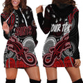 personalised-naidoc-week-2023-afl-saints-hoodie-dress-aboriginal-dot-art-lizard-mix-boomerang