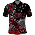 personalised-naidoc-week-2023-afl-saints-polo-shirt-aboriginal-dot-art-lizard-mix-boomerang