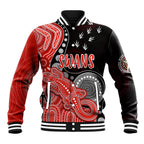 personalised-naidoc-week-2023-afl-swans-baseball-jacket-aboriginal-dot-art-lizard-mix-boomerang