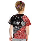 personalised-naidoc-week-2023-afl-swans-kid-t-shirt-aboriginal-dot-art-lizard-mix-boomerang