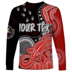 personalised-naidoc-week-2023-afl-swans-long-sleeve-shirt-aboriginal-dot-art-lizard-mix-boomerang