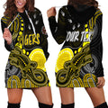 personalised-naidoc-week-2023-afl-tigers-hoodie-dress-aboriginal-dot-art-lizard-mix-boomerang