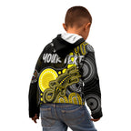 personalised-naidoc-week-2023-afl-tigers-kid-hoodie-aboriginal-dot-art-lizard-mix-boomerang