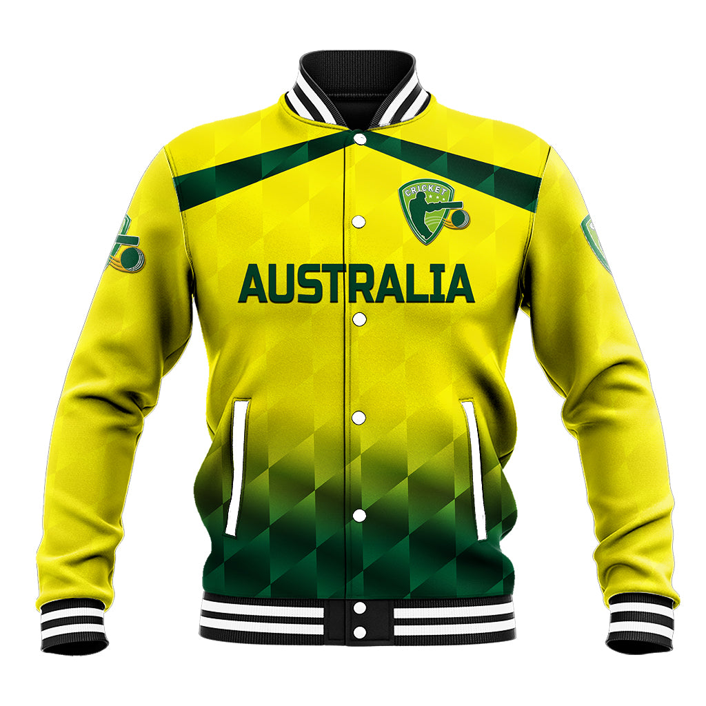 custom-personalised-australia-cricket-baseball-jacket-aussie-unique-gradient-yellow-vibes