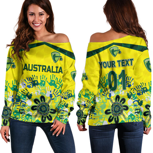 custom-personalised-australia-cricket-off-shoulder-sweater-aboriginal-style-unique-yellow