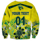 custom-personalised-australia-cricket-sweatshirt-aboriginal-style-unique-yellow