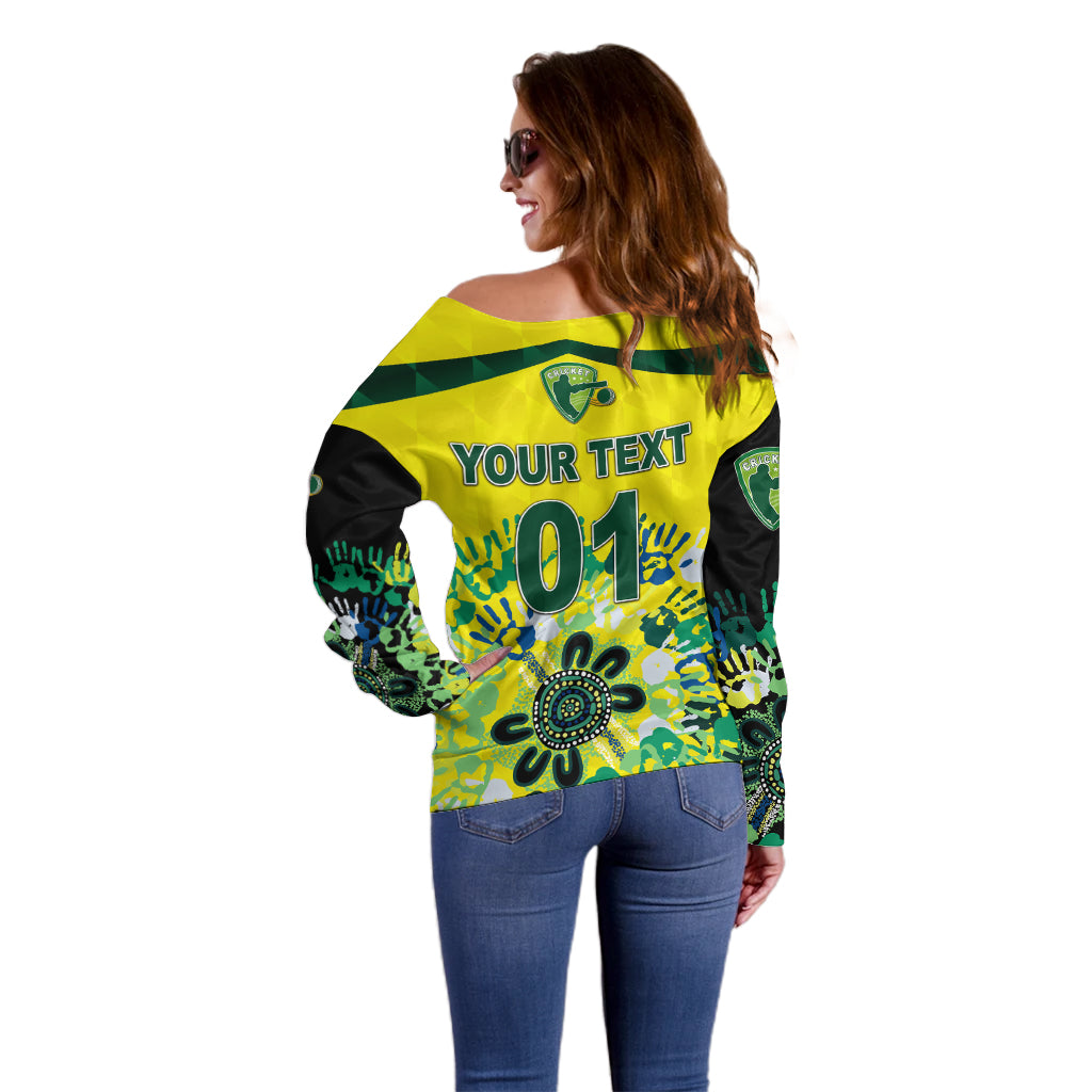 custom-personalised-australia-cricket-off-shoulder-sweater-aboriginal-style-unique-black