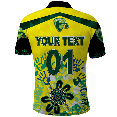 custom-personalised-australia-cricket-polo-shirt-aboriginal-style-unique-black