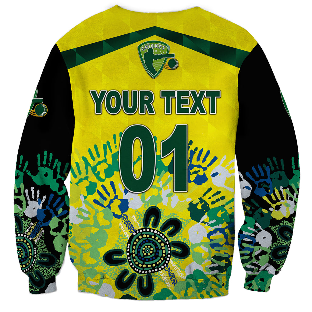 custom-personalised-australia-cricket-sweatshirt-aboriginal-style-unique-black