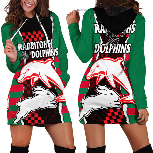 nrl-combine-rabbitohs-and-dolphins-hoodie-dress