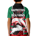 nrl-combine-rabbitohs-and-dolphins-kid-polo-shirt