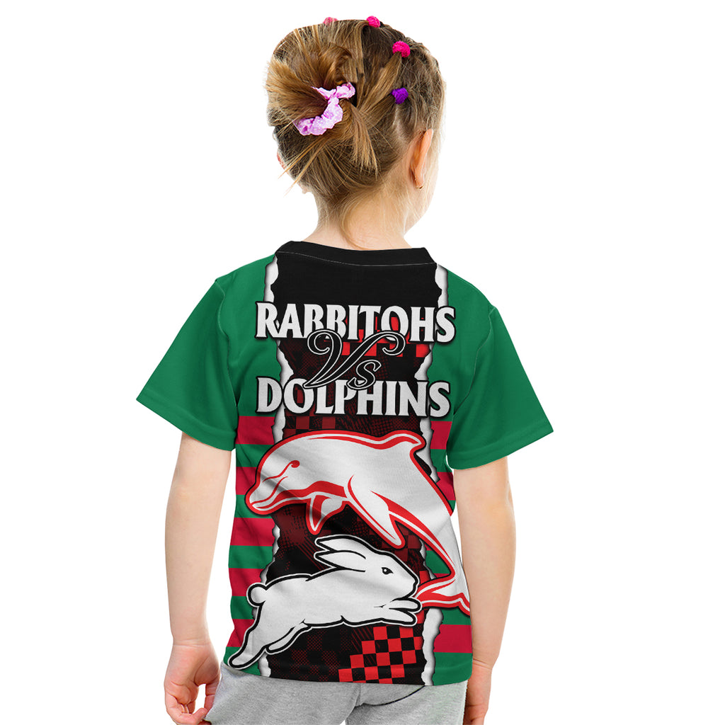 nrl-combine-rabbitohs-and-dolphins-kid-t-shirt