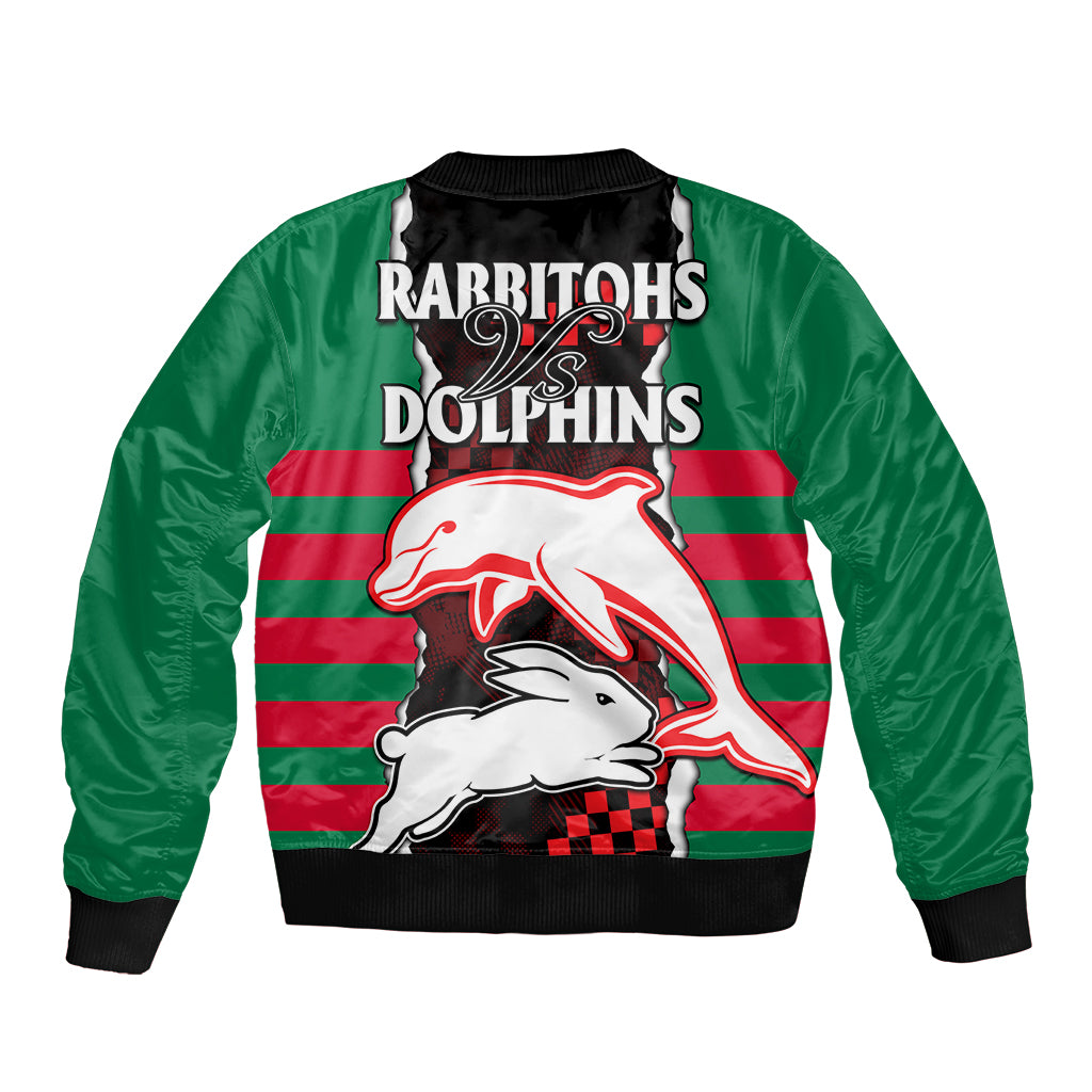nrl-combine-rabbitohs-and-dolphins-sleeve-zip-bomber-jacket