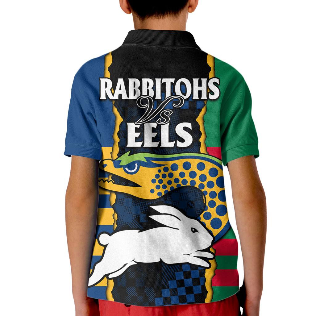 nrl-combine-rabbitohs-and-eels-kid-polo-shirt