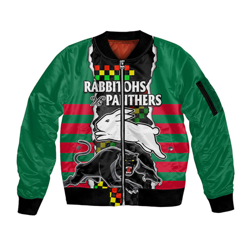 nrl-combine-rabbitohs-and-panthers-sleeve-zip-bomber-jacket