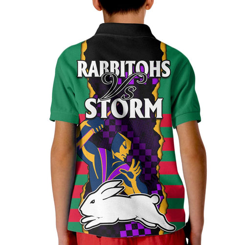 nrl-combine-rabbitohs-and-storm-kid-polo-shirt